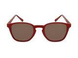 Red round Coral Eyewear Sunglasses