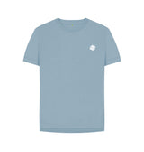 Stone Blue Women's Black T