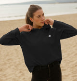 Women's Black Comfort Hoody