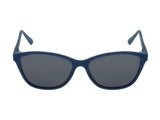 Blue women's sustainable sunglasses