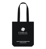 Black Black Coral Tote Bag