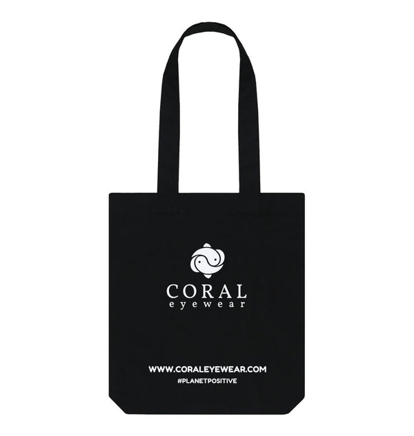 Black Black Coral Tote Bag